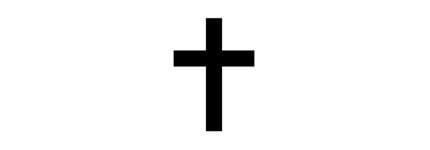 Black and White Cross Logo - Cross that one off | Logo Design Love