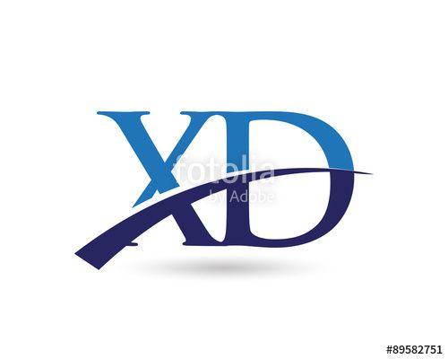 XD Logo - XD Logo Letter Swoosh