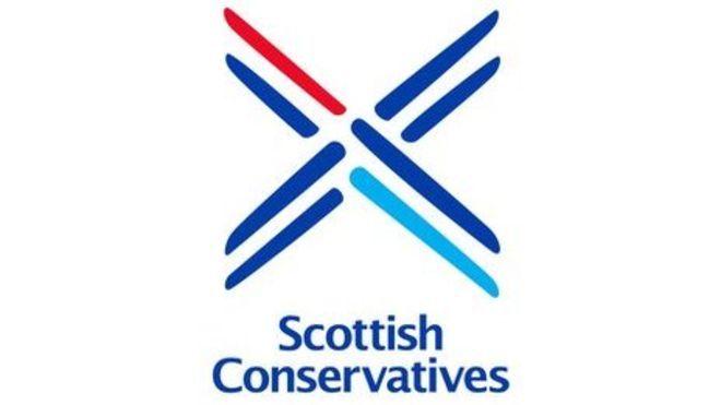 BBC News Logo - Scottish Conservatives launch Union Saltire logo