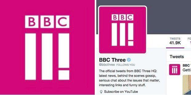Three E Logo - BBC Three admits that its new logo looks like W1A spoof | The ...