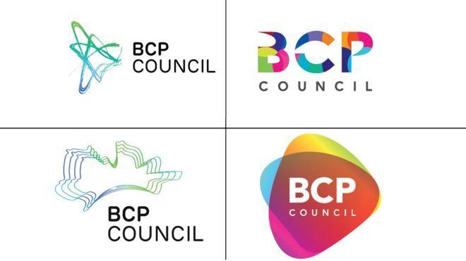 Council Logo - BCP council logos 'appalling' and 'terrible' say critics - BBC News