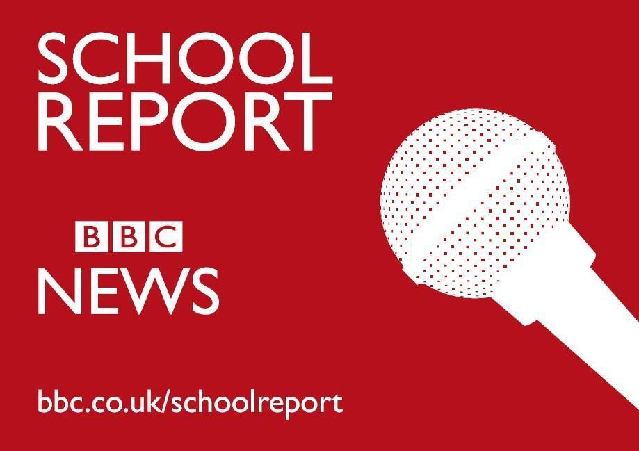 BBC News Logo - BBC News School Report logo rectangle. BBC Boclair