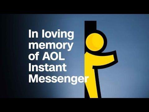 AOL Instant Messenger Logo - In memory of AOL Instant Messenger