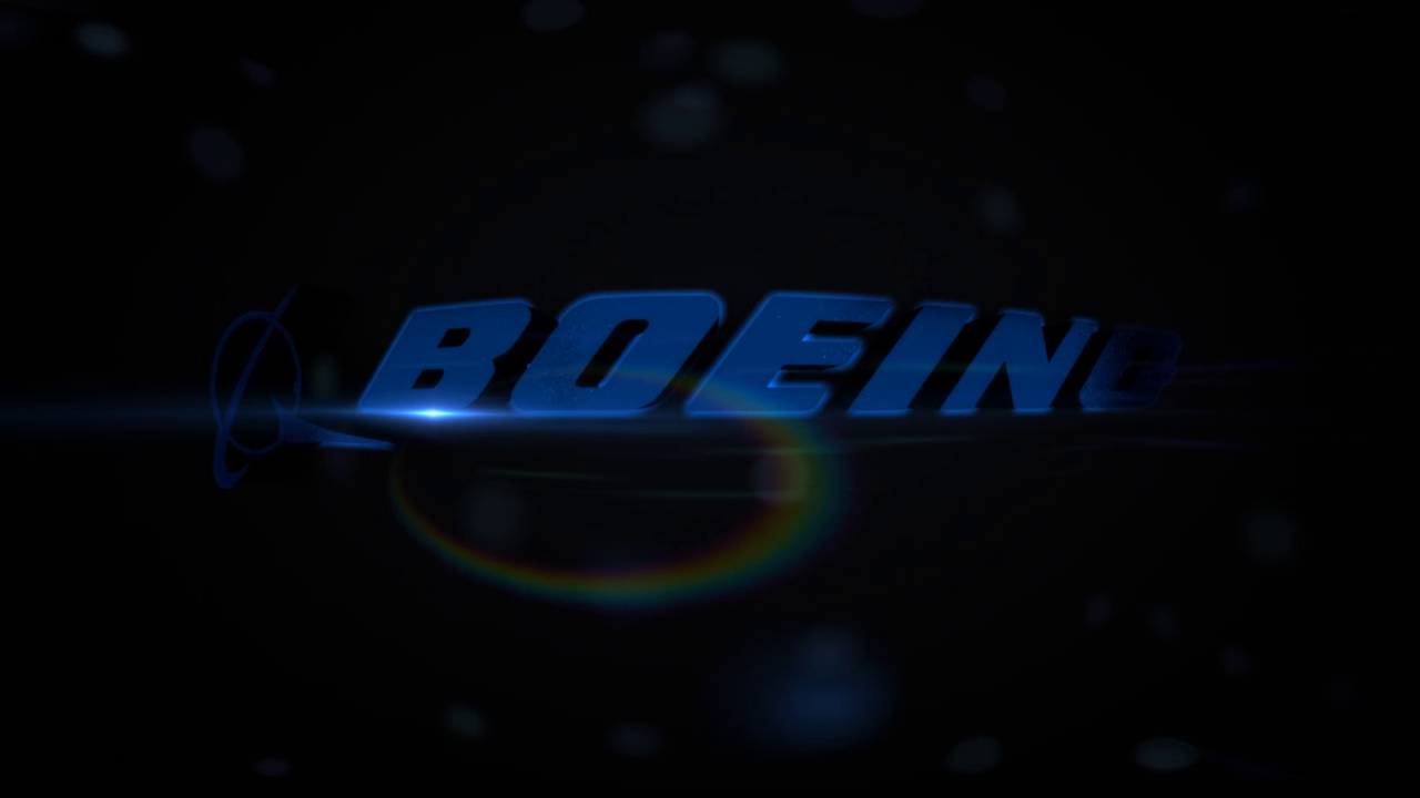 Boeing Logo - VR 360° Boeing logo - YouTube