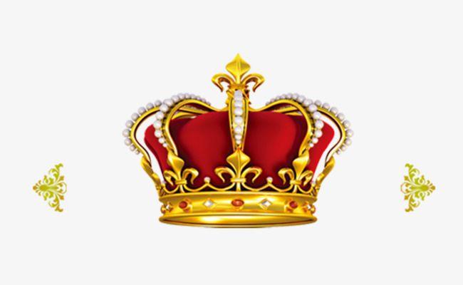 Red and Gold Crown Logo - Red Background Gold Crown, Background Clipart, Crown Clipart