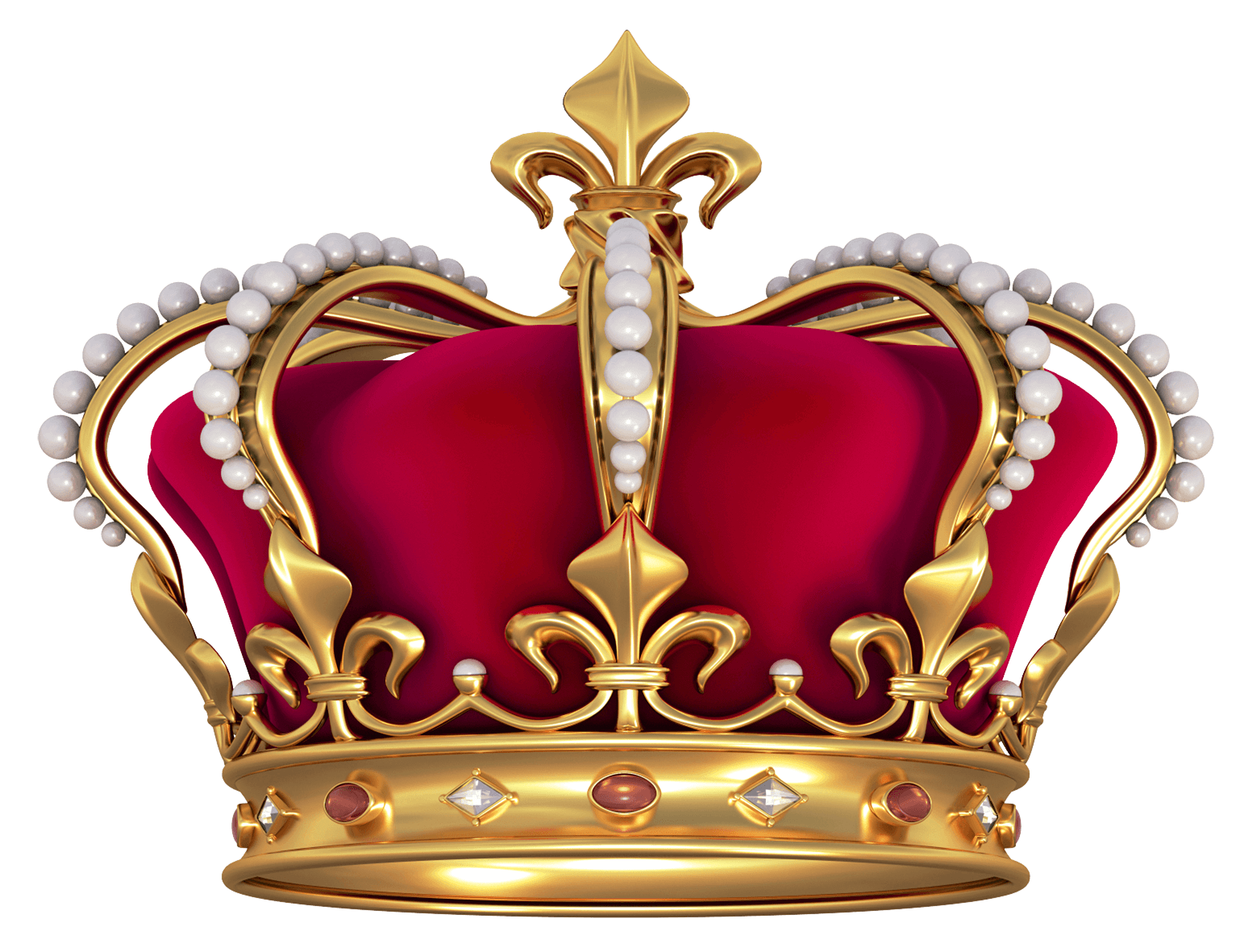 Red and Gold Crown Logo - Crown him with many crowns clip art royalty free stock