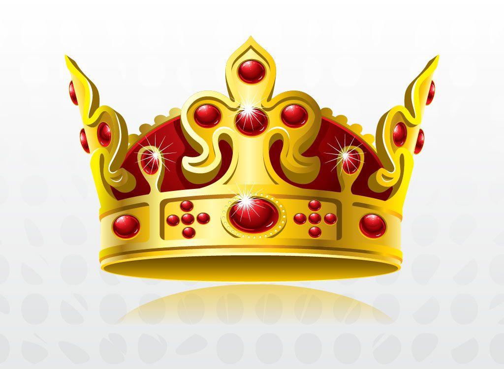 Red and Gold Crown Logo - Gold crown king free download
