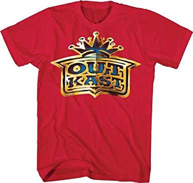 Red and Gold Crown Logo - Outkast Gold Crown Logo Tee Red T-Shirt Official Merchandise Merch ...