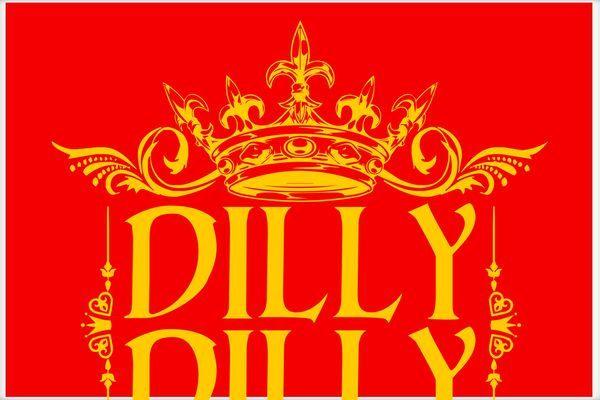 Red and Gold Crown Logo - Dilly Dilly Gold Crown Logo Poster