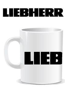 Liebherr Logo - LIEBHERR LOGO CERAMIC 10 oz MUG EXCAVATOR CRANE HAULAGE DRIVER TRUCK ...