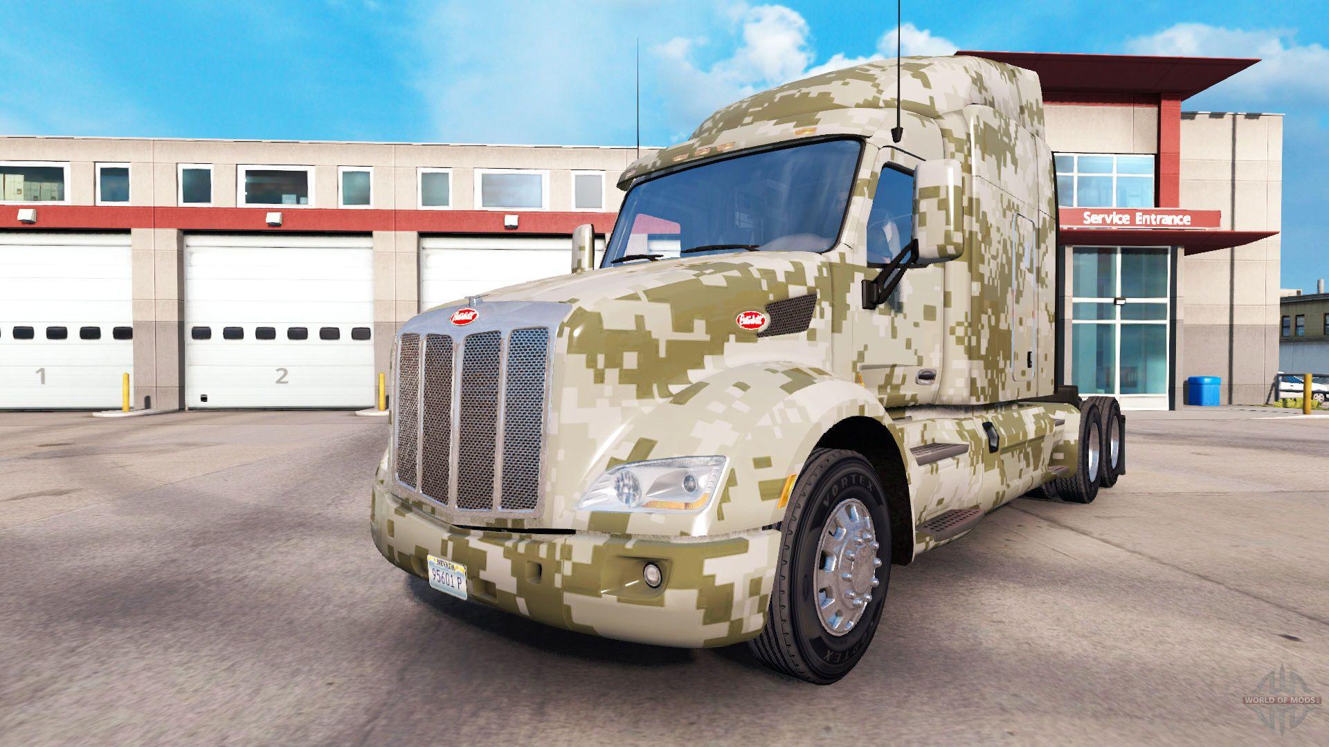 Camo Peterbilt Logo - Camouflage skins for the Peterbilt and Kenworth tractors for ...