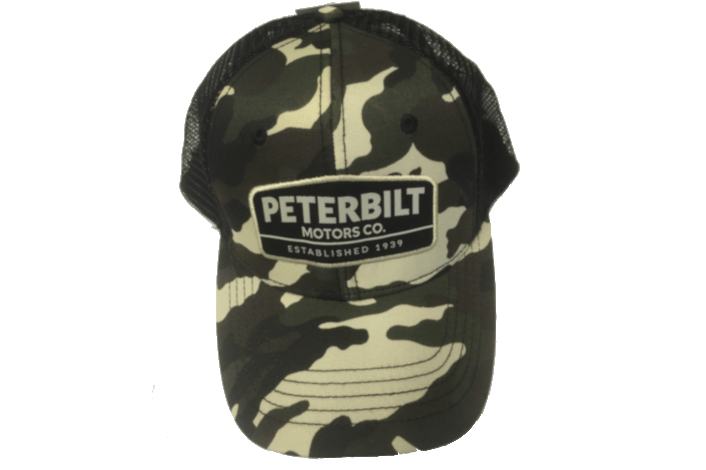 Camo Peterbilt Logo - MOTORS CO. CAMO MESH HAT | Grask Peterbilt