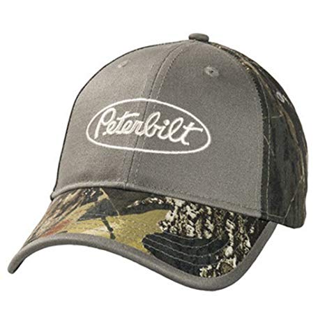 Camo Peterbilt Logo - Amazon.com: BD&A Peterbilt Trucks Mossy Oak Break-Up Camo Hat/Cap ...