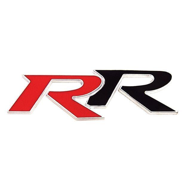 Honda RR Logo - 3D Metal RR Emblem Logo Trunk Rear Badge Decoration Car Stickers ...