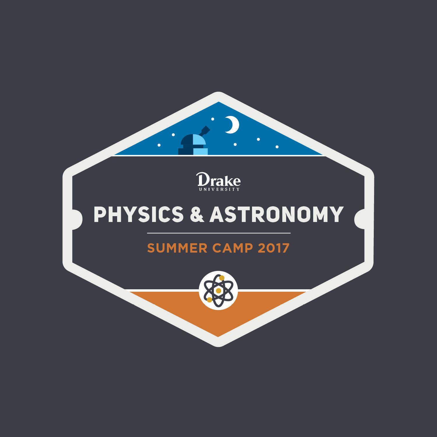 Camp Logo - Karly O'Connor - Drake Physics & Astronomy Summer Camp Logo
