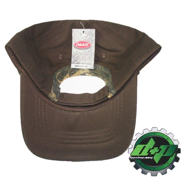 Camo Peterbilt Logo - Peterbilt camo real tree base ball cap trucker hat leather logo ...