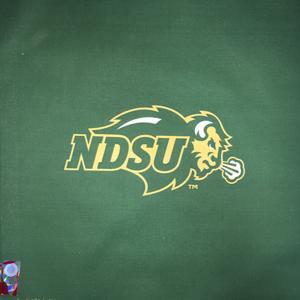 Green Bison Logo - NDSU Bison Logo - Green – Modern Textiles