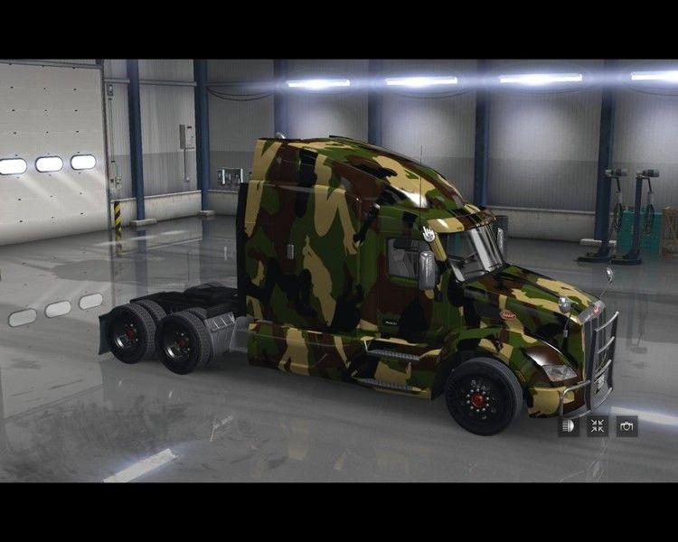 Camo Peterbilt Logo - ats: Peterbilt 579 Woodland Camo v 1.0 Trucks Mod für American Truck ...