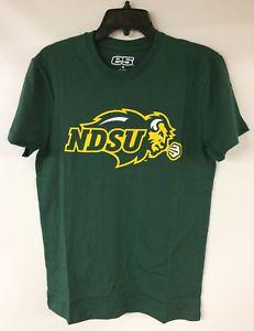 Green Bison Logo - North Dakota State University Bison NDSU E5 Men's College NCAA Green ...