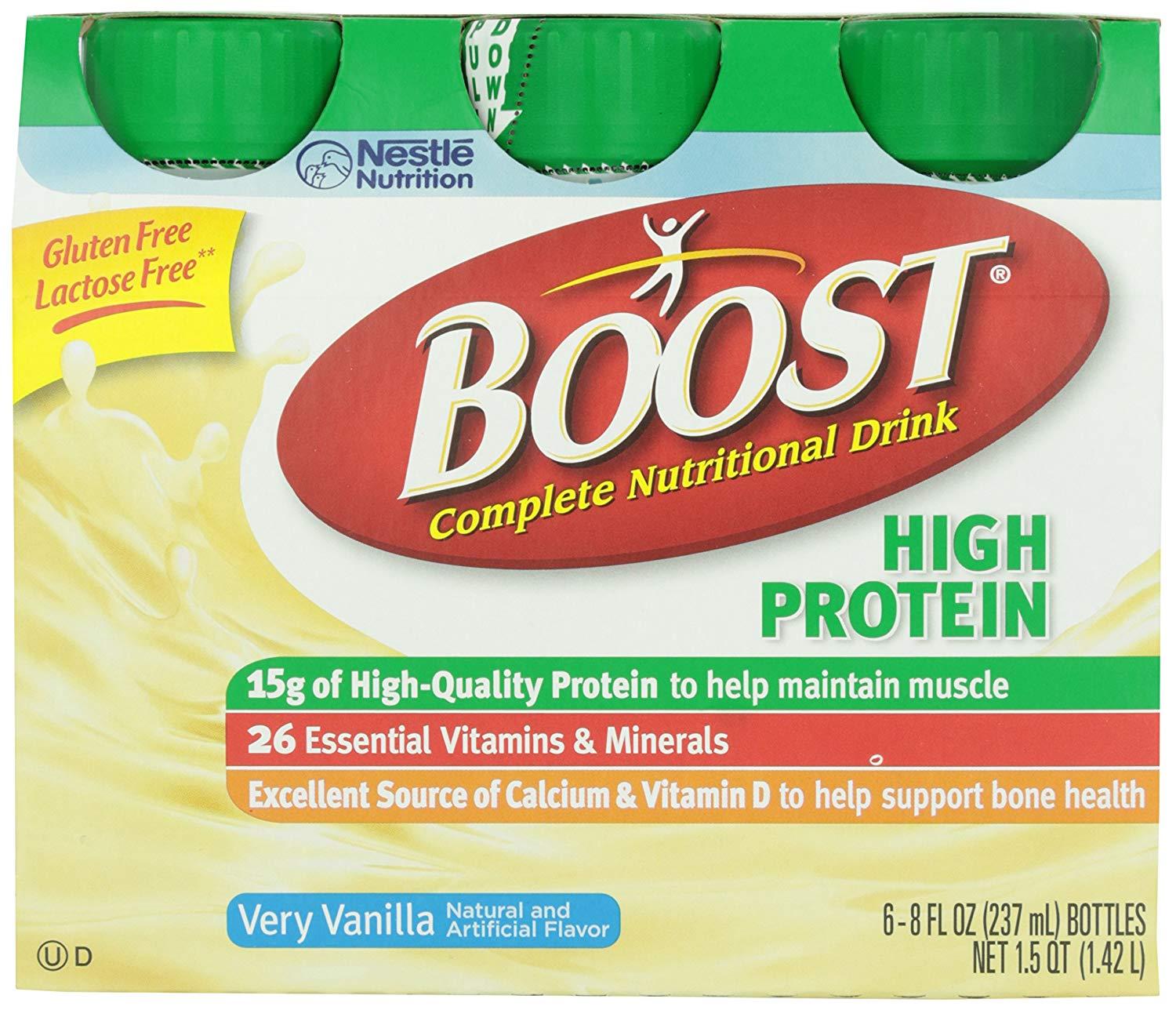 Boost Nutritional Drink Logo - Amazon.com : Boost High Protein Complete Nutritional Drink Vanilla ...