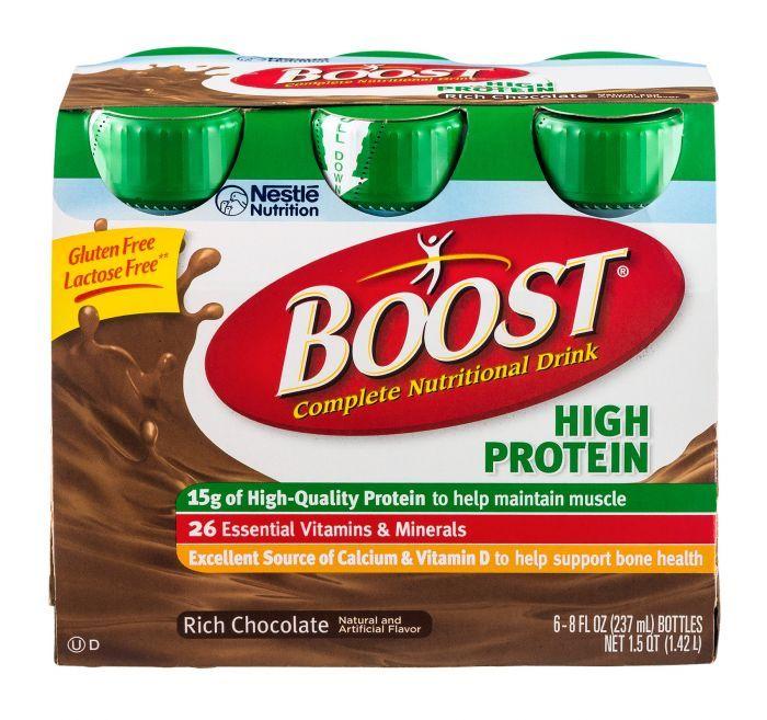 Boost Nutritional Drink Logo - Boost High Protein Complete Nutritional Drink- Chocolate - 6 pack- 8 fl ...