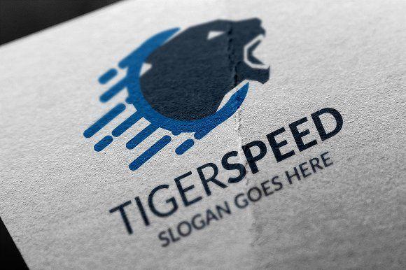 Speed Logo - Tiger Speed Logo ~ Logo Templates ~ Creative Market