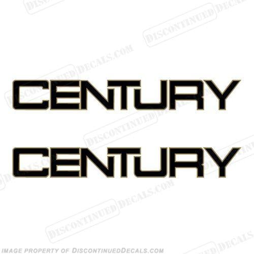 Century Boat Logo - Century Boats Logo Decals - 2 Color!