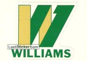Williams F1 Logo - Sticker 121: logo WILLIAMS team - Panini F1 Grand Prix season 1980 ...