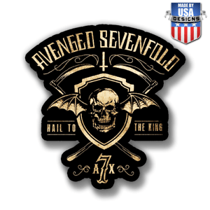 Avenged Sevnfold Logo - Avenged Sevenfold logo music Sticker Decal Phone laptop Car Window