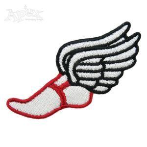 Track Winged Foot Logo - Track Winged Foot Embroidery Design. Size: 2.81 x 2.23. Fitness