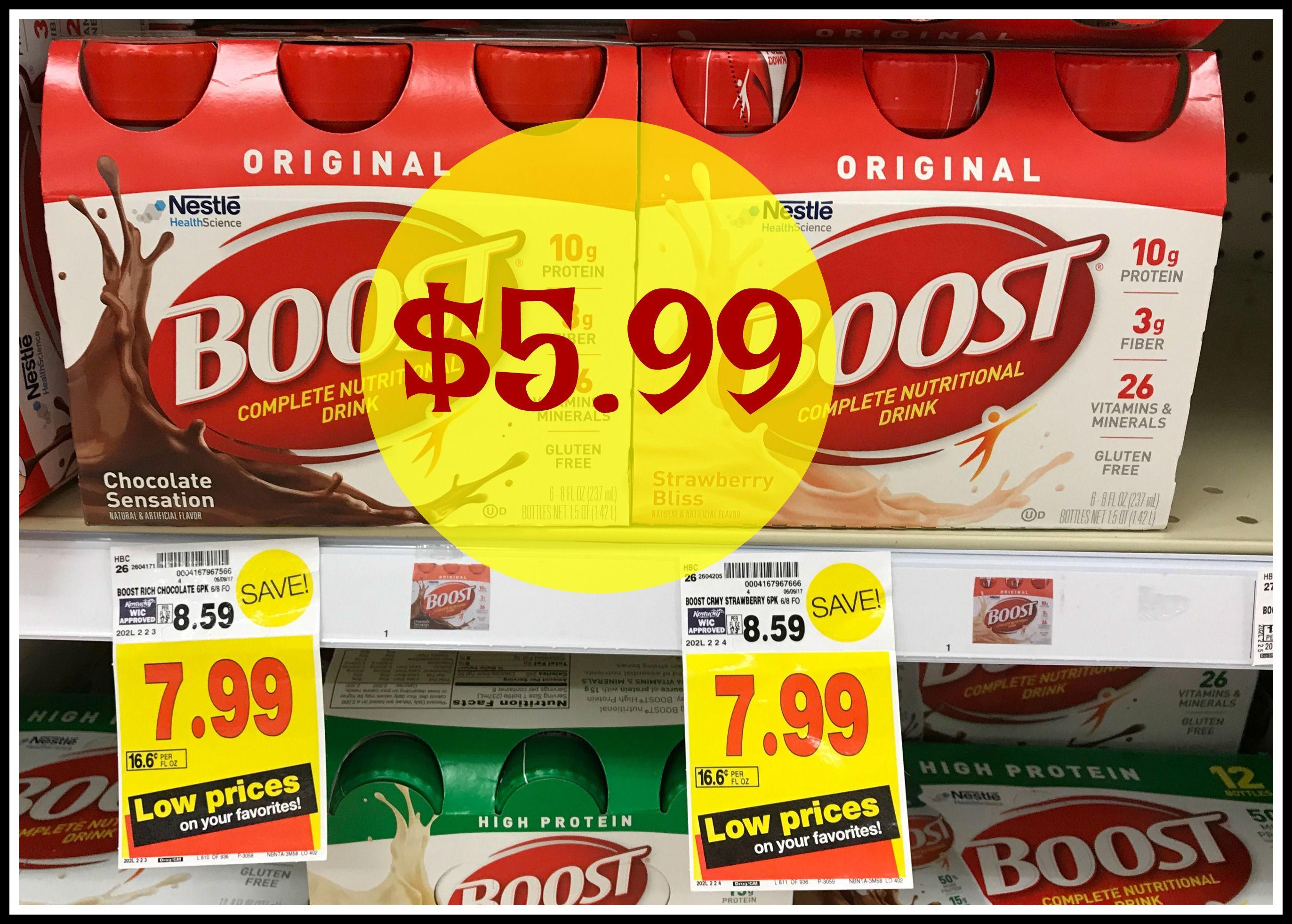 Boost Nutritional Drink Logo - Get Boost Nutritional Drinks for ONLY $5.99 at Kroger! | Kroger Krazy