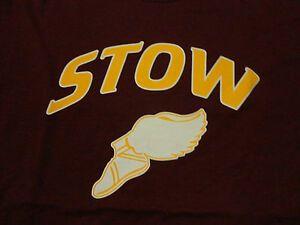 Track Foot Logo - STOW HIGH SCHOOL Track Team T-Shirt Winged foot Logo FREE Shipping ...