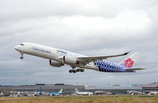 China Airlines Logo - PICTURES: China Airlines receives A350 in special livery