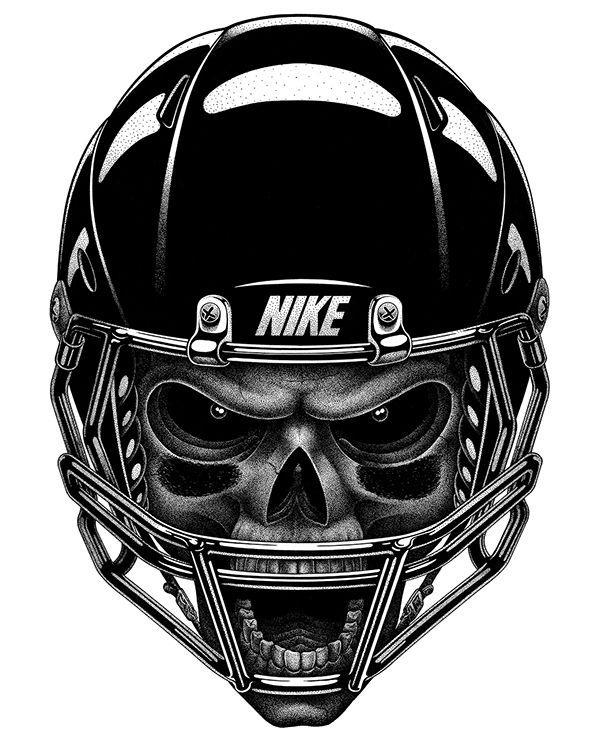 Nike Beast Logo - BAND OF BEASTS #skull #football # nike | Football in 2019 ...