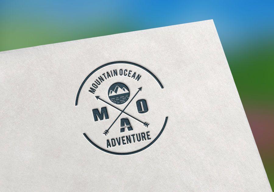 Ocean with Mountain Logo - Entry #68 by FARUKTRB for Mountain Ocean Adventures Logo | Freelancer