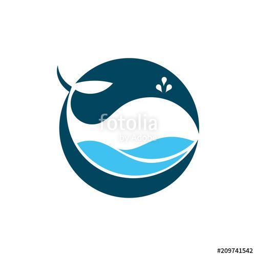 Circle Ocean Logo - Circle Ocean Big Whale Fish