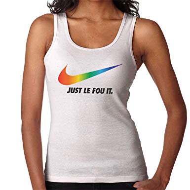 Nike Beast Logo - Nike Logo Just Le Fou It Beauty And The Beast Pride Women's Vest ...