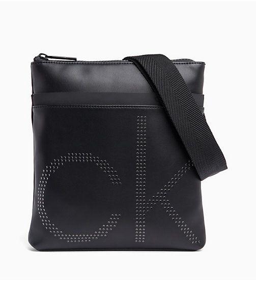 Black and White Cross Logo - Men's Bags. Leather & Work Bags. CALVIN KLEIN®