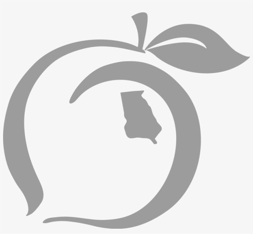 Camo Georgia Logo - Georgia Peach Png State Pride Camo Logo Transparent