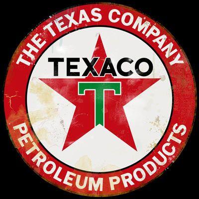 Texas Oil Company Logo - Texaco The Texas Company Sign | 14 Inch Vintage Signs | Vintage Gas ...