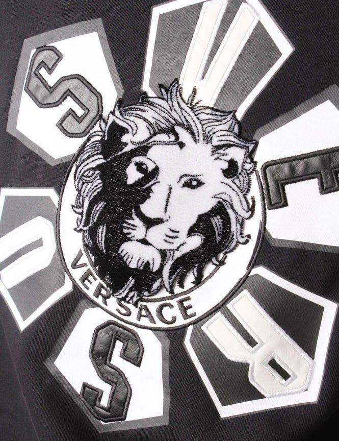Versace Lion Logo - Versus Versace Lion Logo Men's Crew Neck Sweat Top