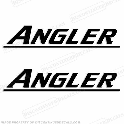 Century Boat Logo - Angler Boat Logo Decals - (Newer Style) Any Color!