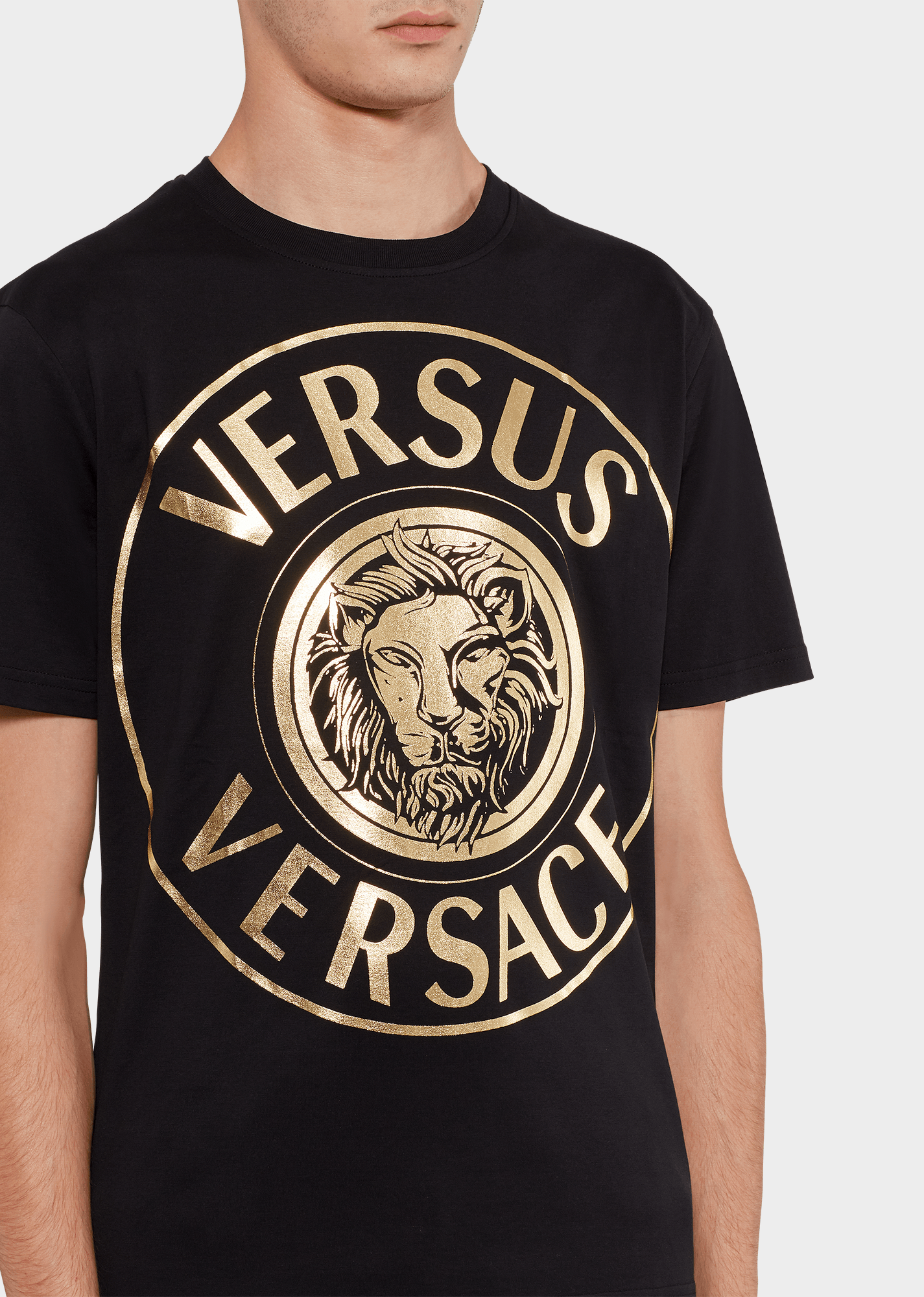 Versace with Lion Logo - Versus Versace Lion Head Logo Shirt Gold für Herren | Online Store EU