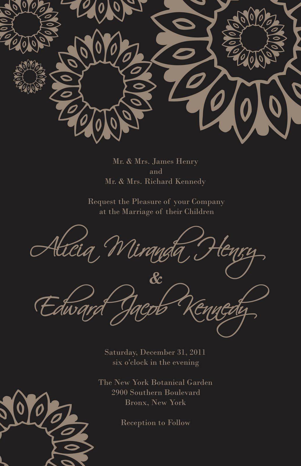 Flower Power Company Logo - Flower Power Design Wedding Invitation I used Adobe Photohop Shapes