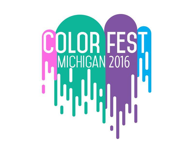 Color Festival Logo - Color Fest Logo by Jessica Wright | Dribbble | Dribbble
