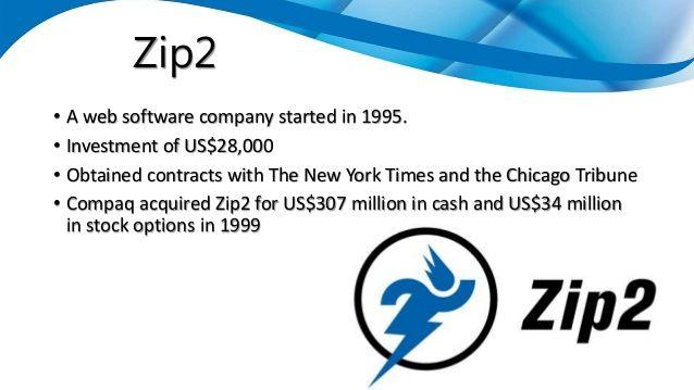 Zip2 Corporation Logo - Entrepreneur Elon musk