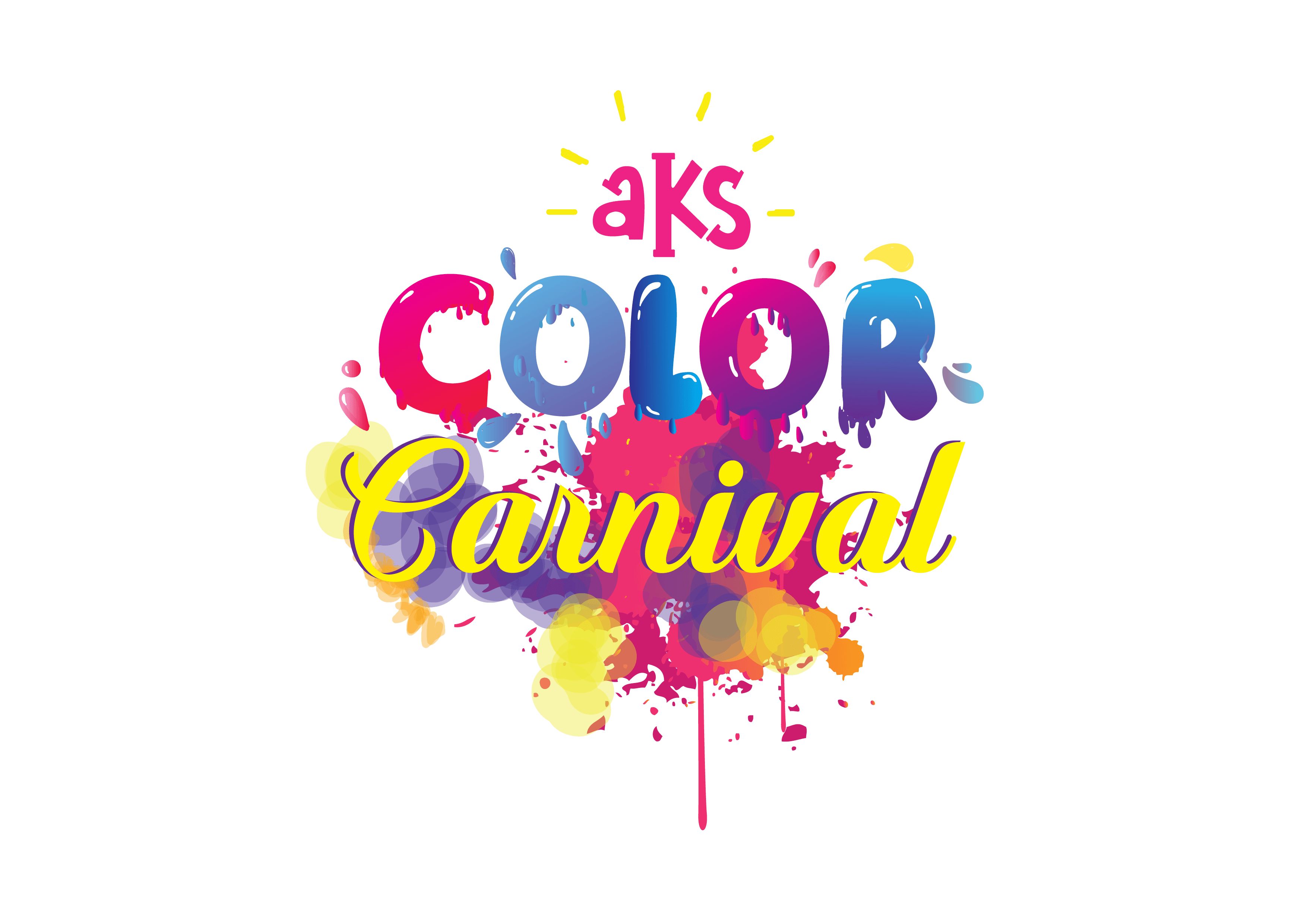 Color Festival Logo - Holi Festival - Rang De Dubai - Ask Color Carnival