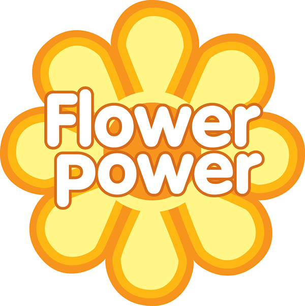 Flower Power Company Logo - PowerKiwi on Behance