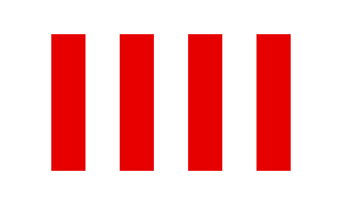 Three Red Lines Logo - United Nations Honour Flag