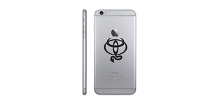 Small Phone Logo - Toyota Demon logo 2X small decal iphone smart phone sticker trd 4x4 ...